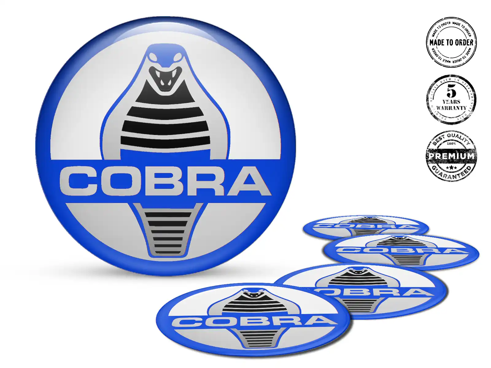 Shelby Wheel Emblems Edition Custom Resin Labels
